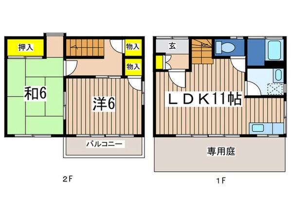 ＫＩＹＯテラスの物件間取画像